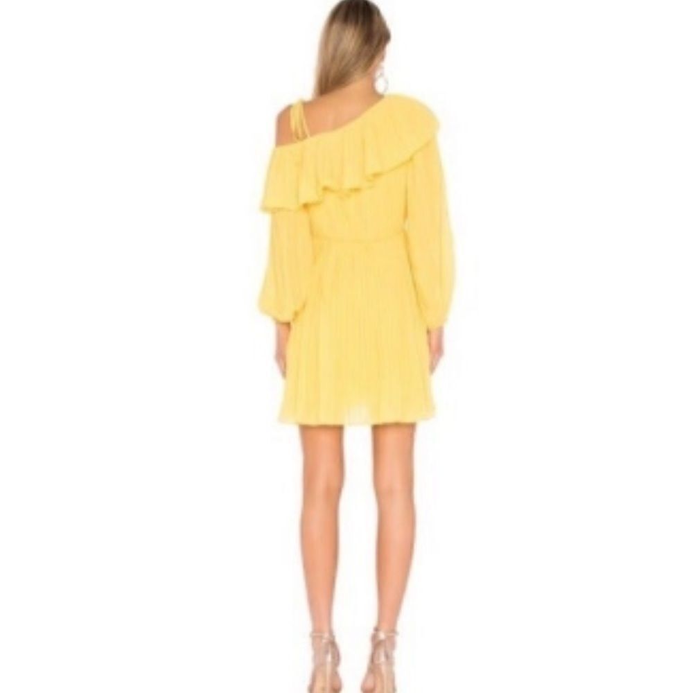 ENDLESS ROSE One Shoulder Yellow Mini Dress.Size S - Picture 2 of 16
